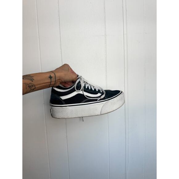 Vans Old Skool Stackform Skate Shoe - Black - Picture 2 of 5